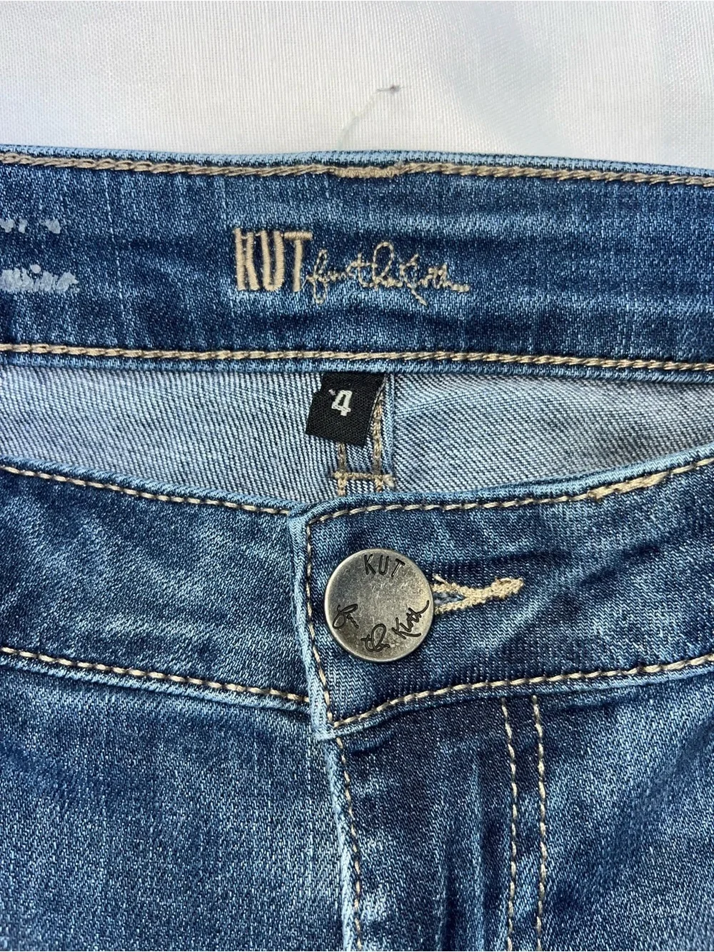 Kut from the Kloth Medium Blue Skinny Jeans
